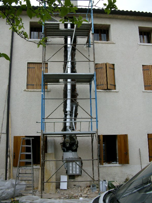 Deltafuoco di venica mauro spolerts, caminetti, termocaminetti ... Installazione stufa pellet senza canna fumaria
